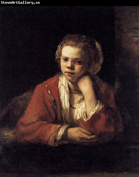 Rembrandt Peale Girl at a Window